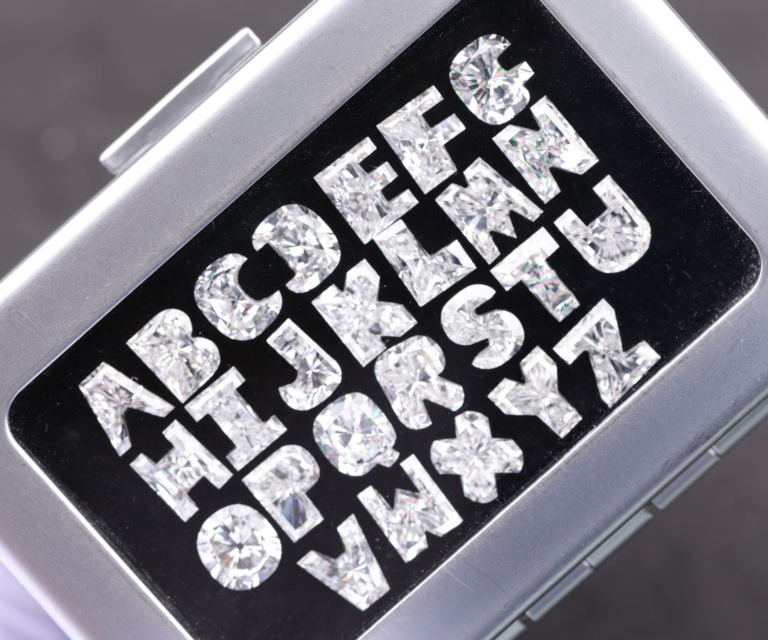 Alphabets Shaped Lab Grown Diamond