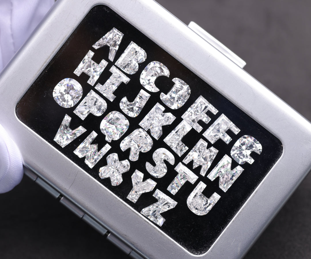 Alphabets Shaped Lab Grown Diamond