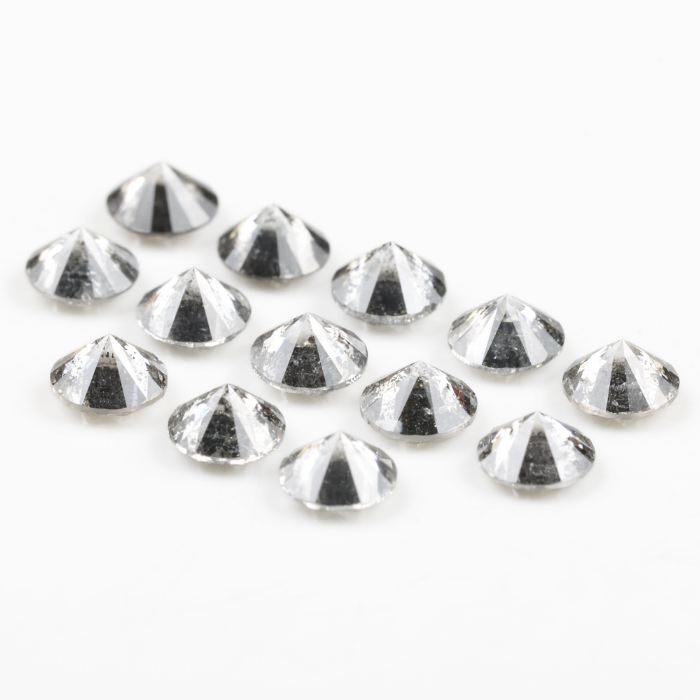 4.3 MM Salt And Pepper Round Brilliant Cut Diamond