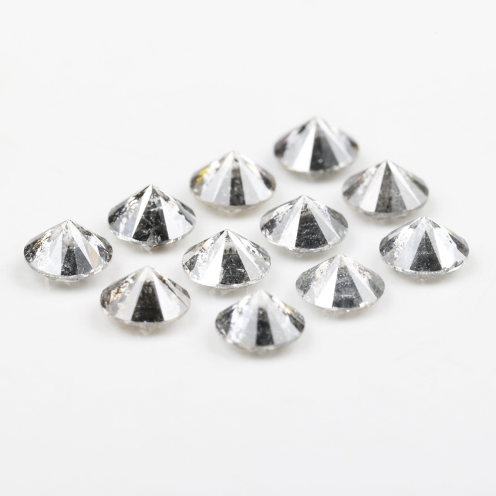 3.9 MM Salt And Pepper Round Brilliant Cut Diamond