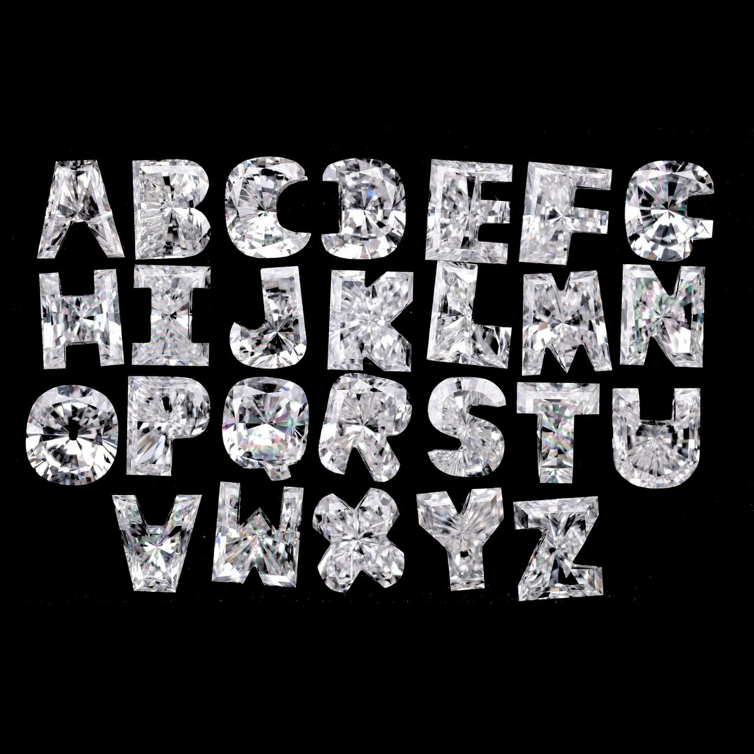 Alphabets Shaped Lab Grown Diamond