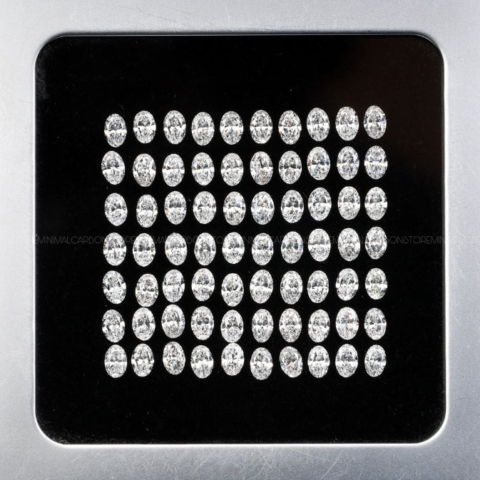 1 CT Lab Grown Oval Cut Diamond