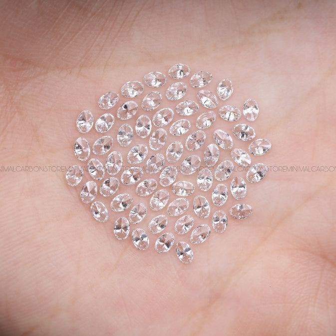 1 CT Lab Grown Oval Cut Diamond