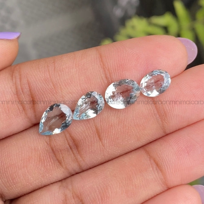 Natural Aquamarine | Sky Blue Aquamarine