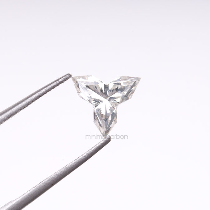 0.72 CT, 7.3 X 7.3 MM | Natural Diamond | Unique Cut Diamond - Minimal Carbon
