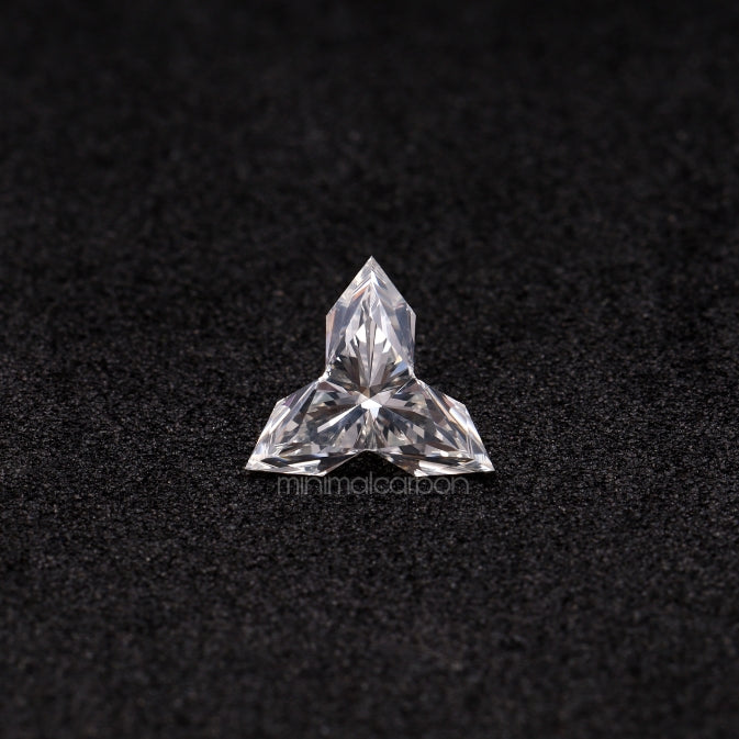 0.72 CT, 7.3 X 7.3 MM | Natural Diamond | Unique Cut Diamond - Minimal Carbon