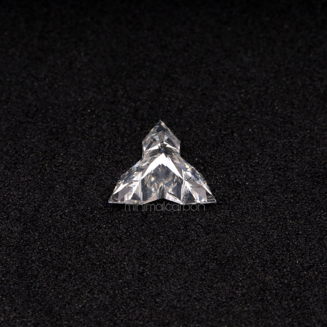 0.72 CT, 7.3 X 7.3 MM | Natural Diamond | Unique Cut Diamond - Minimal Carbon