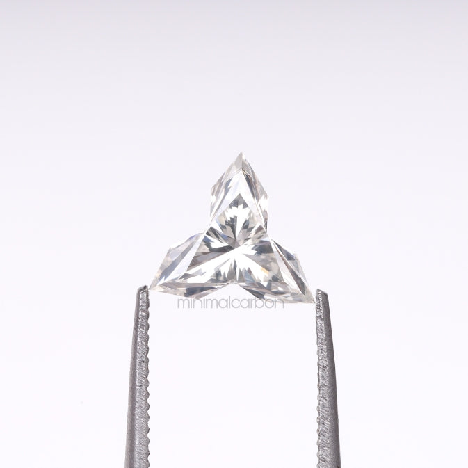 0.72 CT, 7.3 X 7.3 MM | Natural Diamond | Unique Cut Diamond - Minimal Carbon