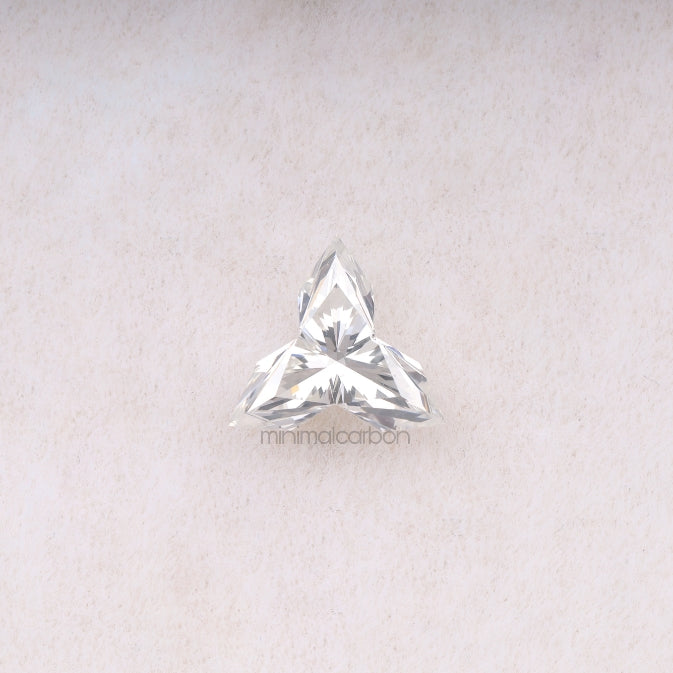 0.72 CT, 7.3 X 7.3 MM | Natural Diamond | Unique Cut Diamond - Minimal Carbon