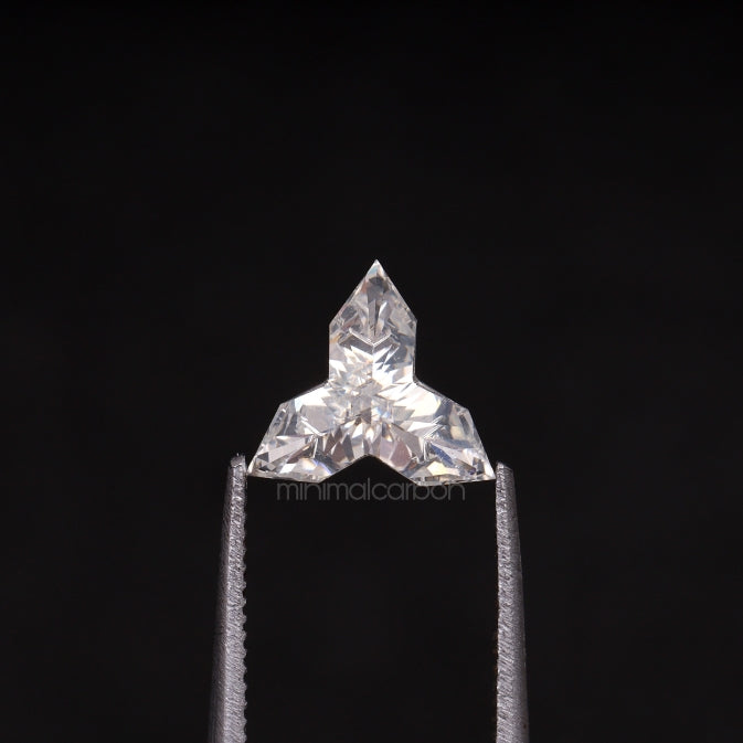 0.72 CT, 7.3 X 7.3 MM | Natural Diamond | Unique Cut Diamond - Minimal Carbon