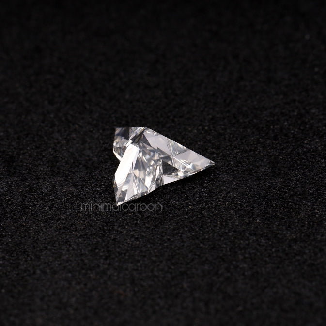 0.72 CT, 7.3 X 7.3 MM | Natural Diamond | Unique Cut Diamond - Minimal Carbon