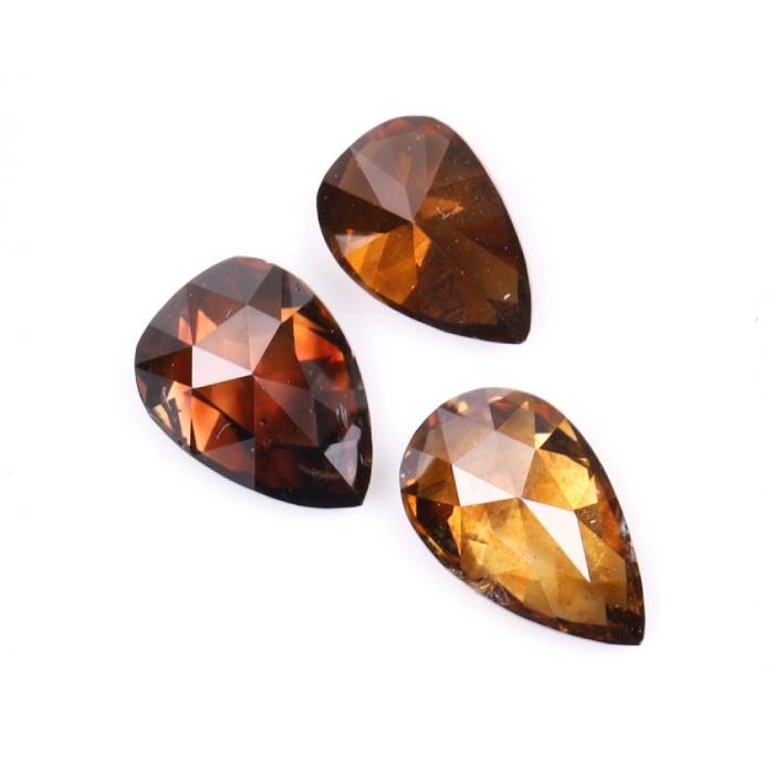 0.82 CT Natural Brown Pear Cut Earth Mined Loose Diamonds
