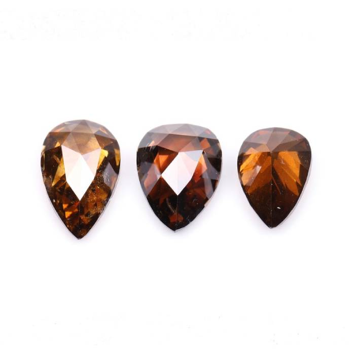 0.82 CT Natural Brown Pear Cut Earth Mined Loose Diamonds