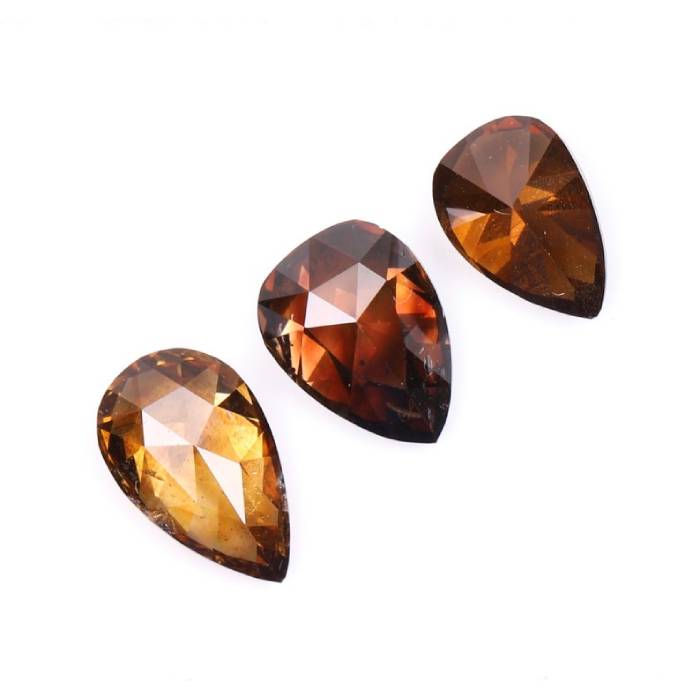 0.82 CT Natural Brown Pear Cut Earth Mined Loose Diamonds