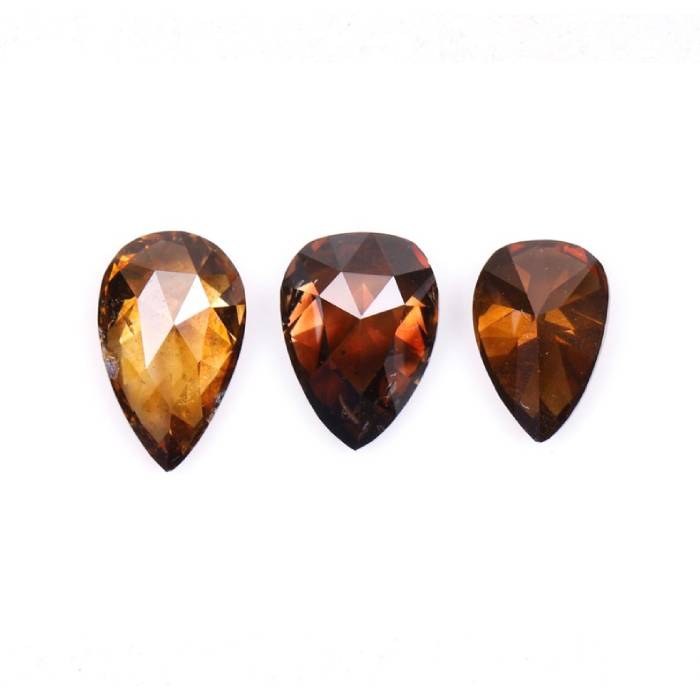 0.82 CT Natural Brown Pear Cut Earth Mined Loose Diamonds