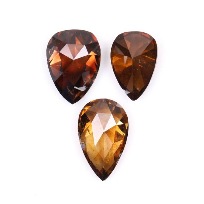 0.82 CT Natural Brown Pear Cut Earth Mined Loose Diamonds