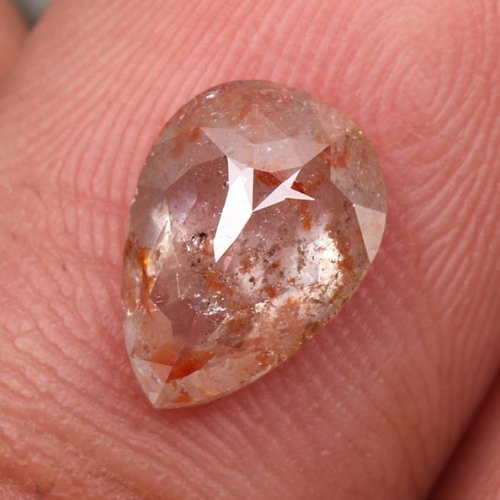 1.36 CT Natural Fancy Pear Cut Diamond for Engagement Ring