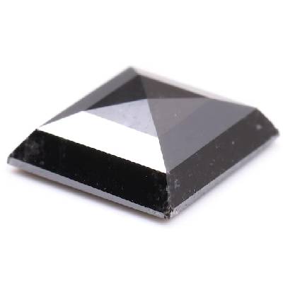 Natural Loose Salt And Pepper Black Princess Cut Diamond