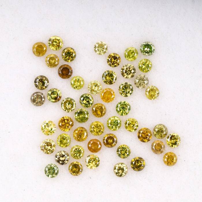1.19 CT Fancy Color Round Brilliant Cut Diamond for Engagement Ring