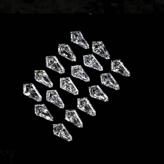 7.0 X 4.0 MM Shield Cut Diamond Lab Diamond Lab Grown Diamond