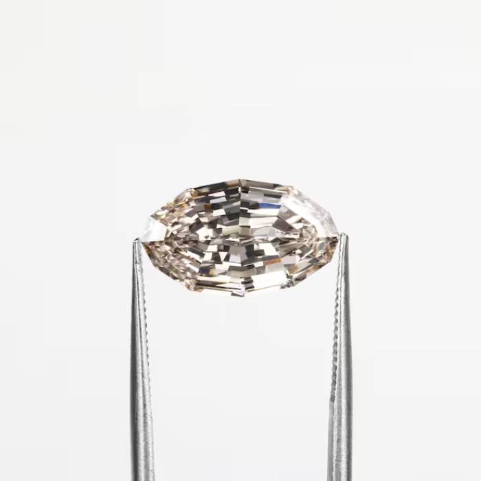 2.98 CT, 12.9 X 7.6 MM Oval Lab Grown Diamond Fancy Color Diamond For Engagement Ring