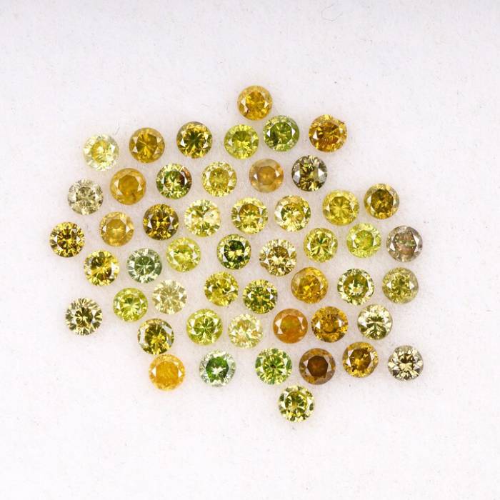 1.19 CT Fancy Color Round Brilliant Cut Diamond for Engagement Ring