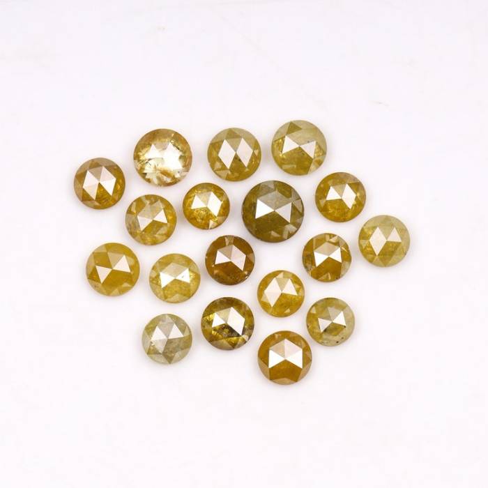 1.45 CT Natural Fancy Round Rose Cut Diamonds For Engagement Ring & Wedding Ring