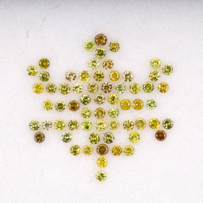 0.90 CT Natural Fancy Round Diamonds Loose Stones