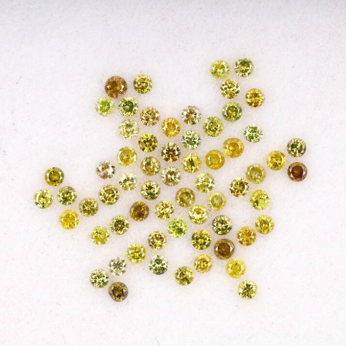 0.90 CT Natural Fancy Round Diamonds Loose Stones
