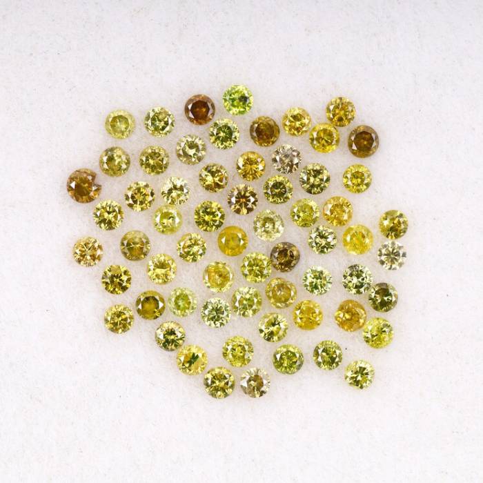 0.90 CT Natural Fancy Round Diamonds Loose Stones