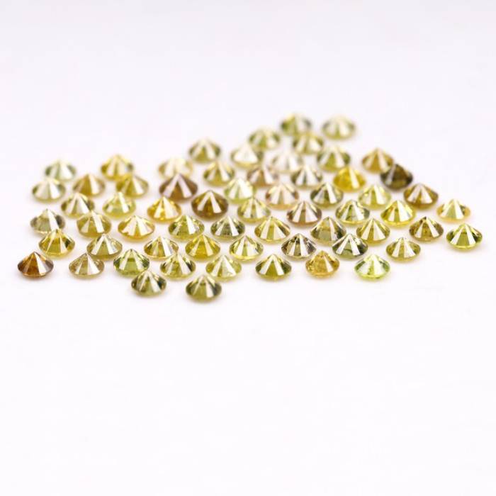 0.90 CT Natural Fancy Round Diamonds Loose Stones