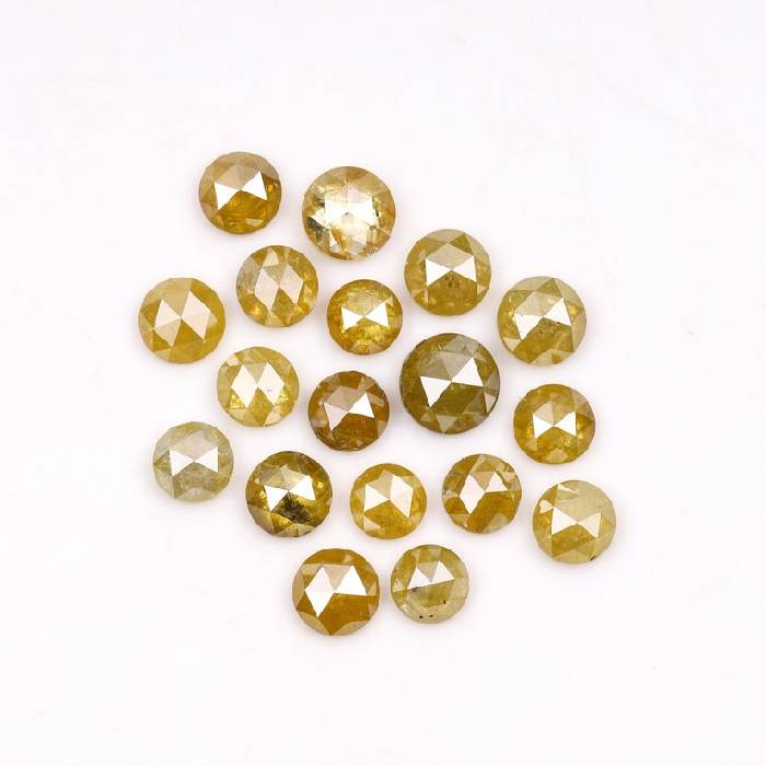 1.45 CT Natural Fancy Round Rose Cut Diamonds For Engagement Ring & Wedding Ring