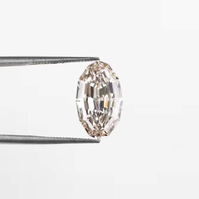 2.98 CT, 12.9 X 7.6 MM Oval Lab Grown Diamond Fancy Color Diamond For Engagement Ring