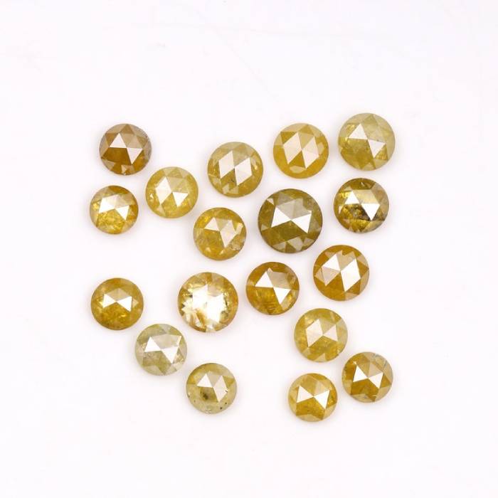 1.45 CT Natural Fancy Round Rose Cut Diamonds For Engagement Ring & Wedding Ring