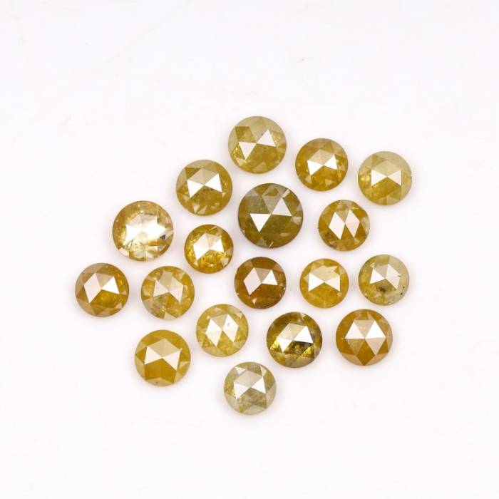 1.45 CT Natural Fancy Round Rose Cut Diamonds For Engagement Ring & Wedding Ring