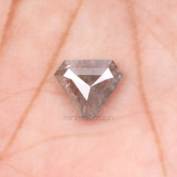 1.59 CT, 9.1 X 7.7 MM | Salt And Pepper Coffin Cut Diamond
