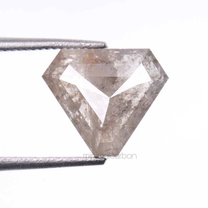 1.59 CT, 9.1 X 7.7 MM | Salt And Pepper Coffin Cut Diamond