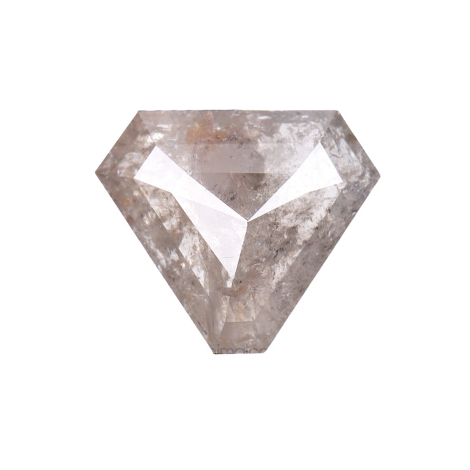 1.59 CT, 9.1 X 7.7 MM | Salt And Pepper Coffin Cut Diamond