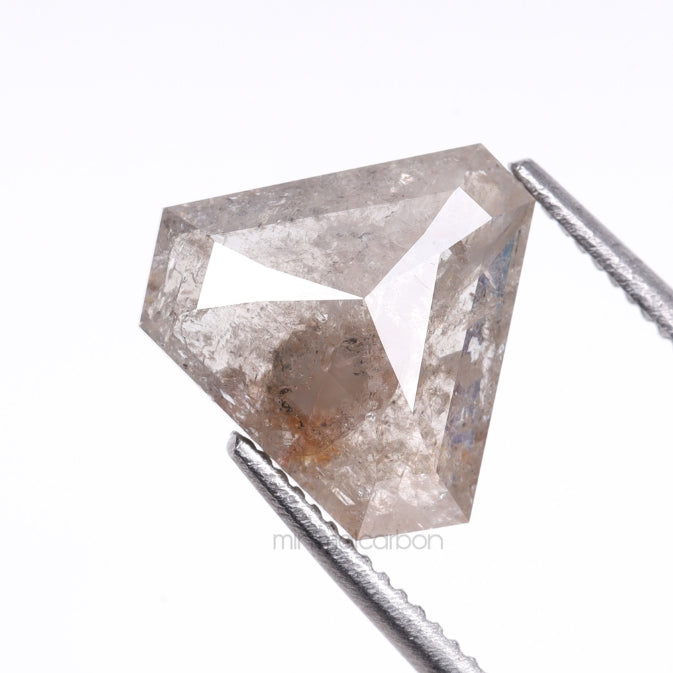 1.59 CT, 9.1 X 7.7 MM | Salt And Pepper Coffin Cut Diamond