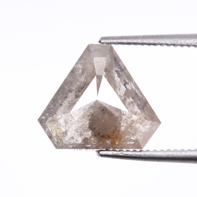 1.59 CT, 9.1 X 7.7 MM | Salt And Pepper Coffin Cut Diamond