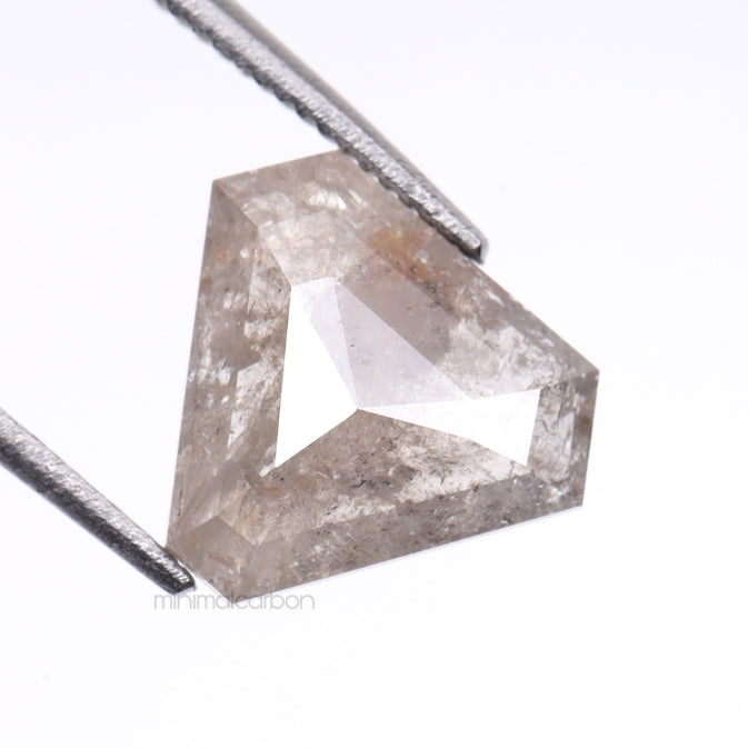 1.59 CT, 9.1 X 7.7 MM | Salt And Pepper Coffin Cut Diamond