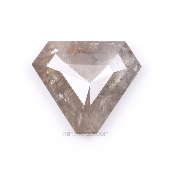 1.59 CT, 9.1 X 7.7 MM | Salt And Pepper Coffin Cut Diamond