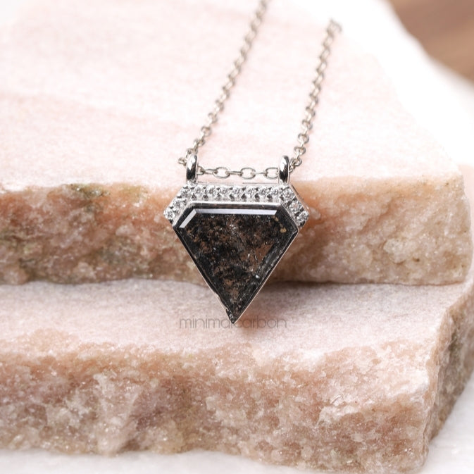 Pentagon Diamond Pendant
