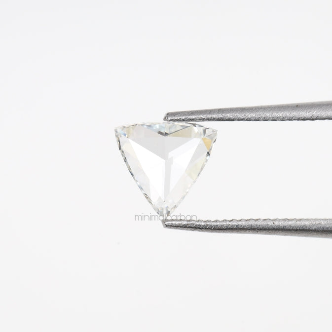 0.53 CT, 6.0 MM | Natural Clear Diamond | Trillion Cut Diamond - Minimal Carbon