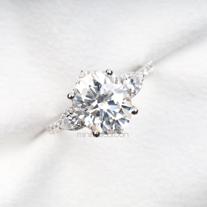 Three Stone Ring Engagement Ring
