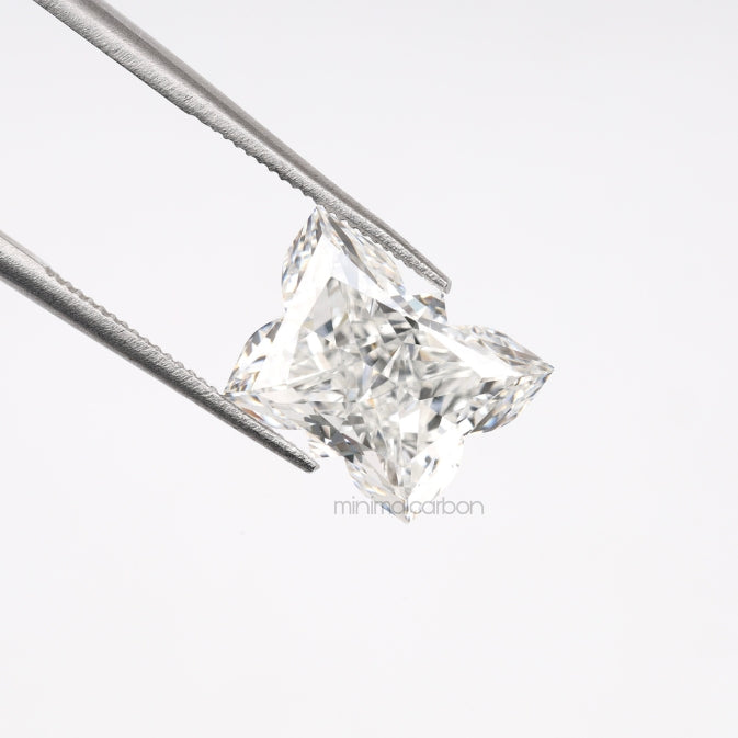 3.57 CT, 10.5 X 7.6 MM | Lab Grown Diamond | Brilliant Butterfly Diamond - Minimal Carbon