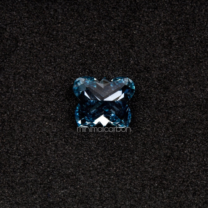 1.30 CT, 7.3 X 5.9 MM | Lab Grown Diamond | Blue Diamond - Minimal Carbon