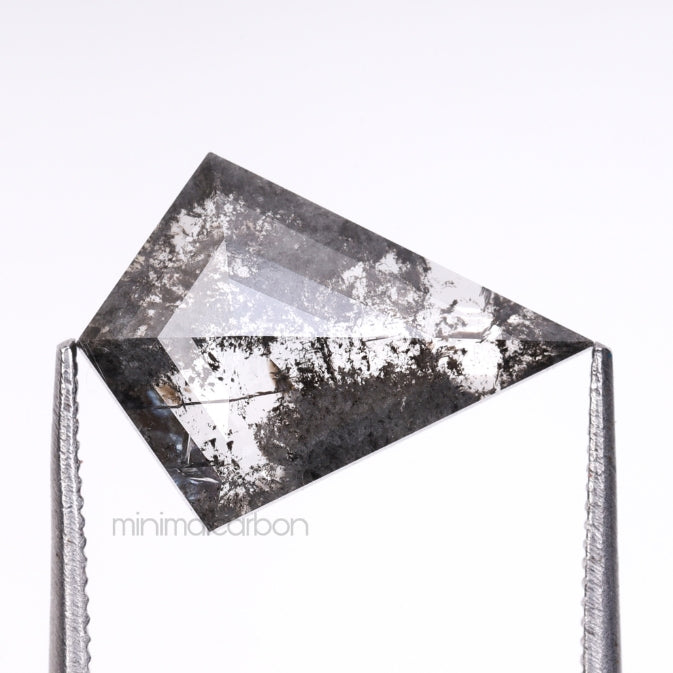 2.06 CT, 13.4 X 10.0 MM | Salt And Pepper Kite Cut Diamond