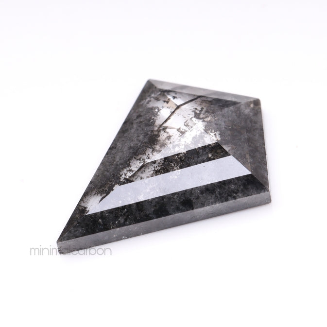2.06 CT, 13.4 X 10.0 MM | Salt And Pepper Kite Cut Diamond