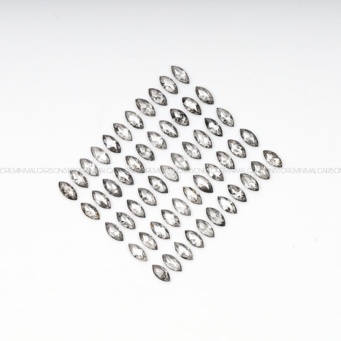 1 CT Salt And Pepper Marquise Cut Diamond